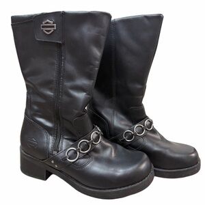 Harley-Davidson Women's Helen Black Leather Boots